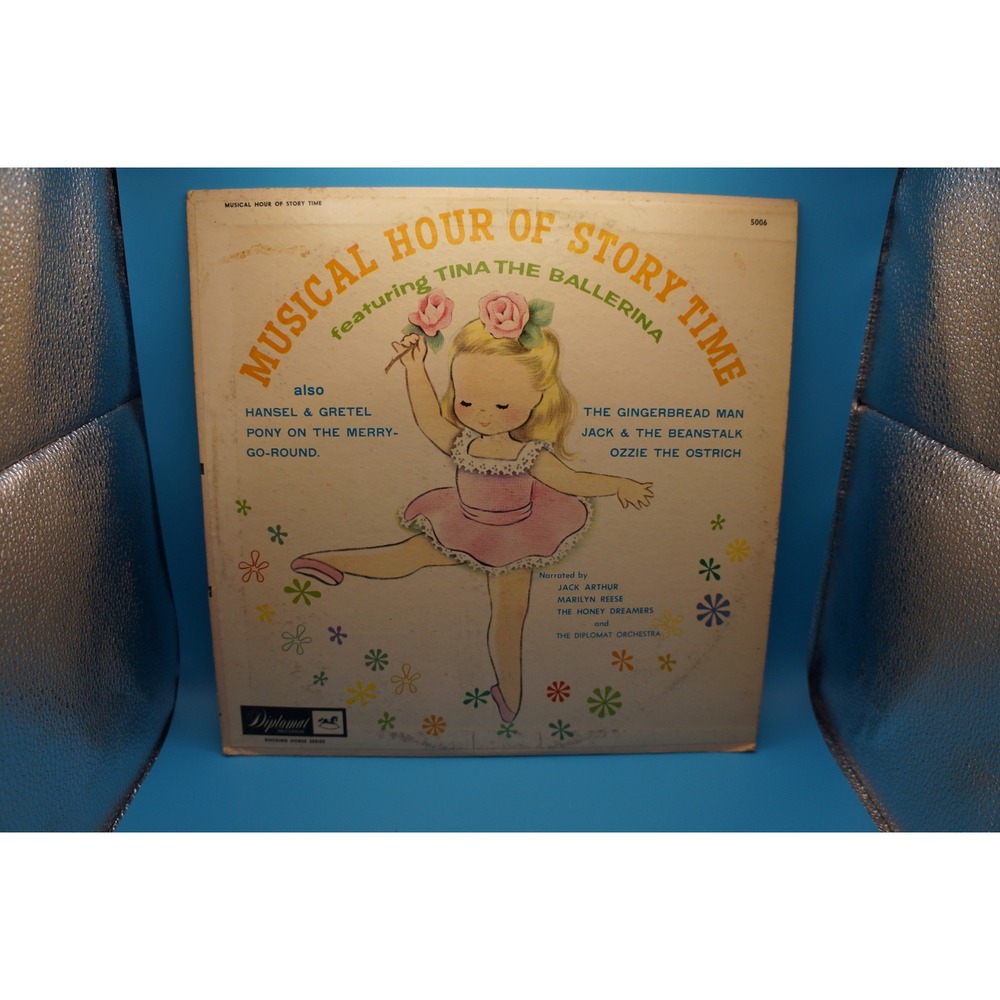 Musical Hour of Story Time Tina the Ballerina Vinyl Record Diplomat 5006 LP